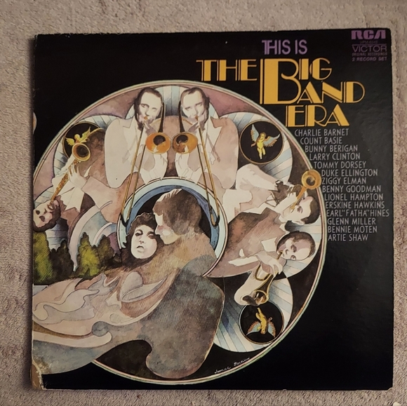 VINTAGE THIS IS THE BIG BAND ERA VINYL LP RECORD RCA VICTOR RECORDINGS 2 RECORDS - Picture 1 of 7